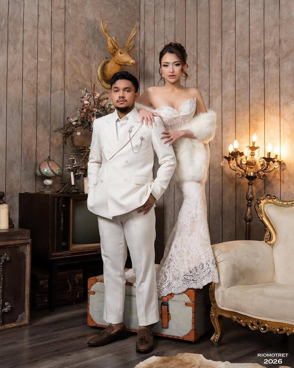 Potret Aripat dan Nathalie Holscher untuk foto prewedding (dok. Rio Motret via instagram.com/nathalieholscher)