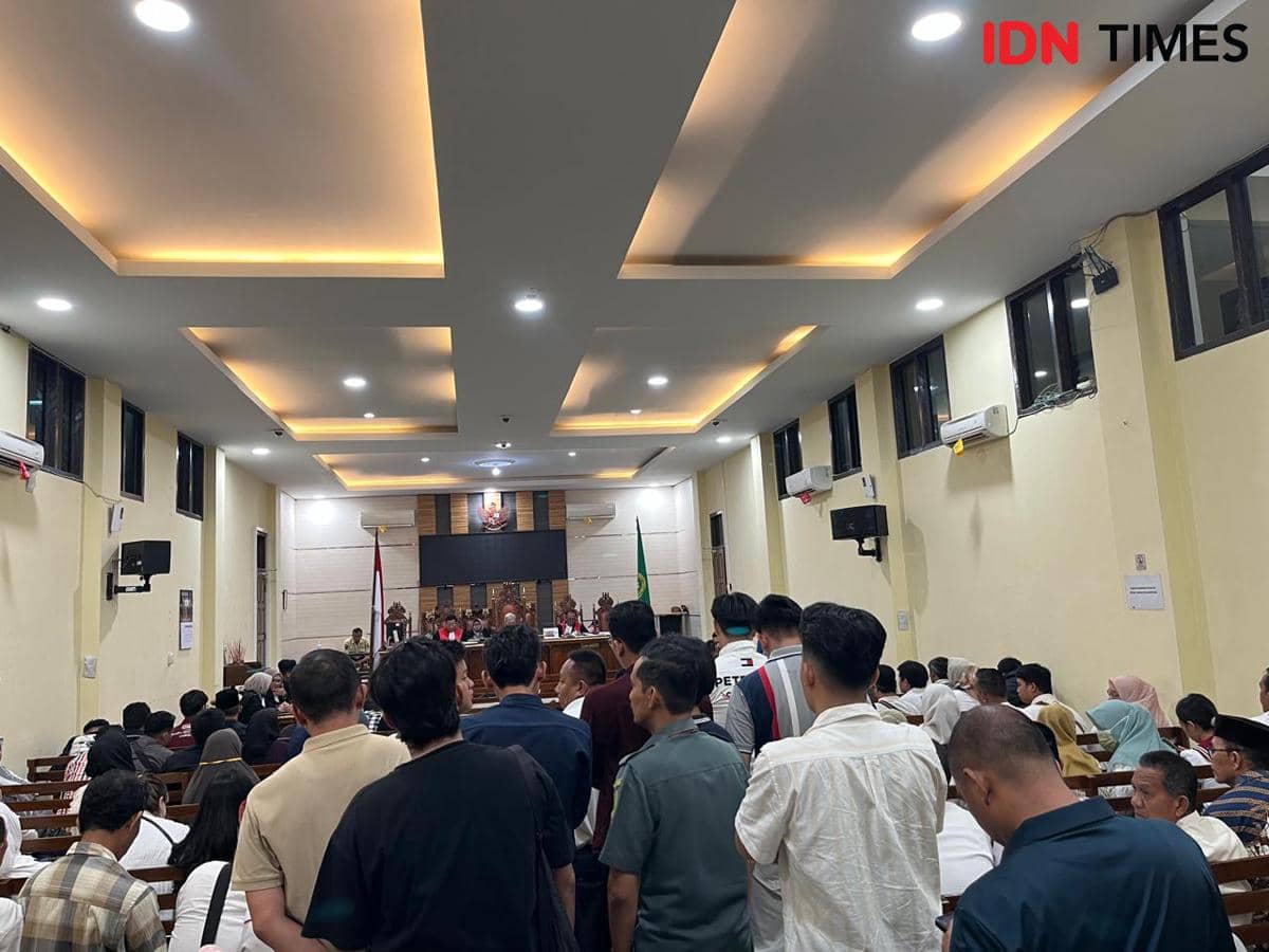 Detik-detik Vonis Dendi Ramadhona, Ruang Sidang Disesaki Pengunjung