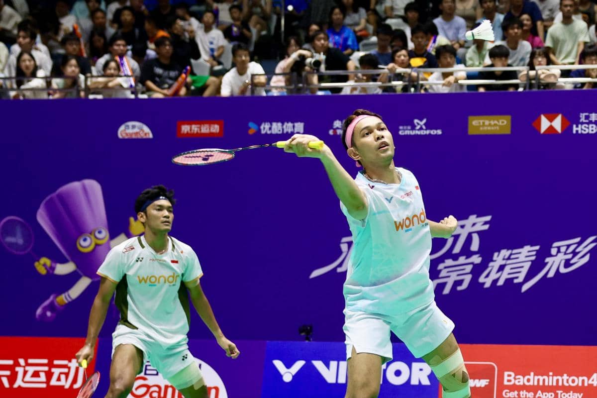 Ganda putra Indonesia, Fajar Alfian/Muhammad Shohibul Fikri melaju ke 16 besar China Open 2026 (dok./PP PBSI)