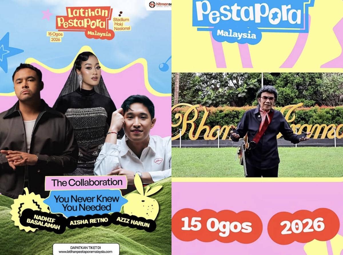 Lineup Latihan Pestapora Malaysia 2026, Rhoma Irama hingga Bernadya