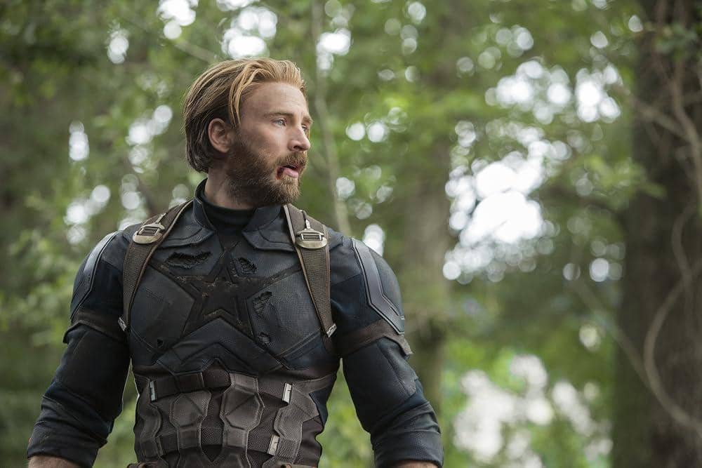 Chris Evans dalam film Avengers: Infinity War