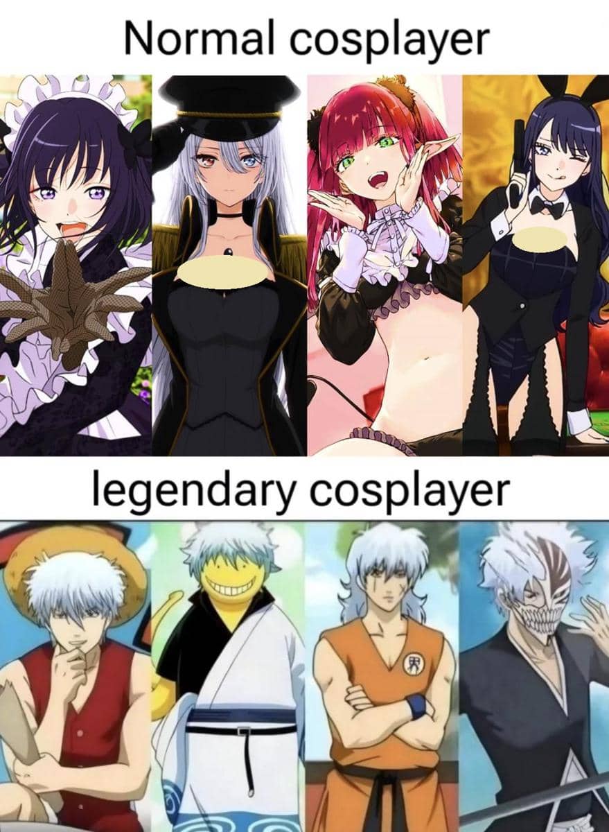 meme anime tentang cosplay