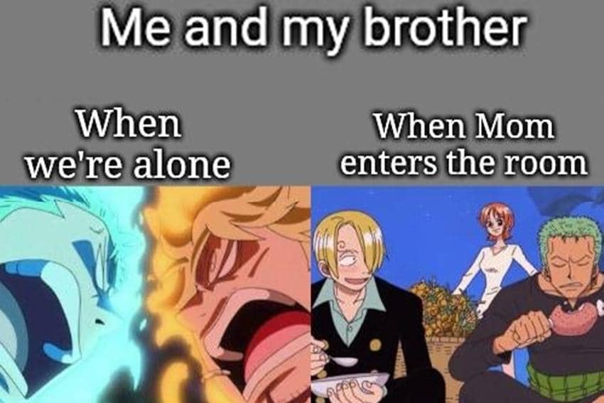 8 Meme Anime tentang Saudara Kandung, Berantem Mulu!