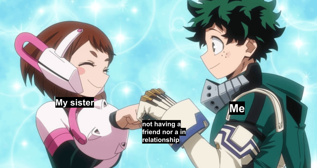 meme anime tentang saudara kandung