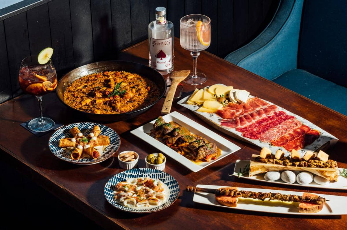 ilustrasi sajian tapas