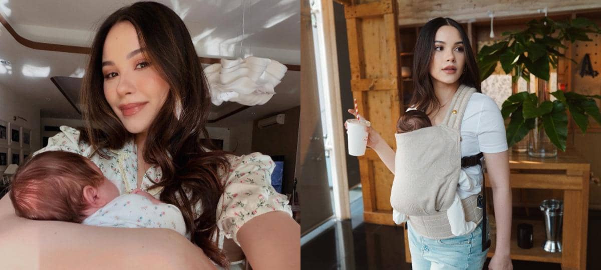 7 Potret Alyssa Daguise Momong Baby Soleil, Mama Muda Bahagia!