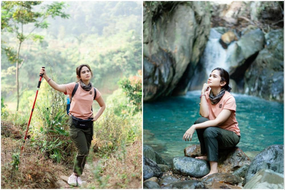 10 Potret Tissa Biani Trekking di Sentul Bogor, Happy Main di Curug!