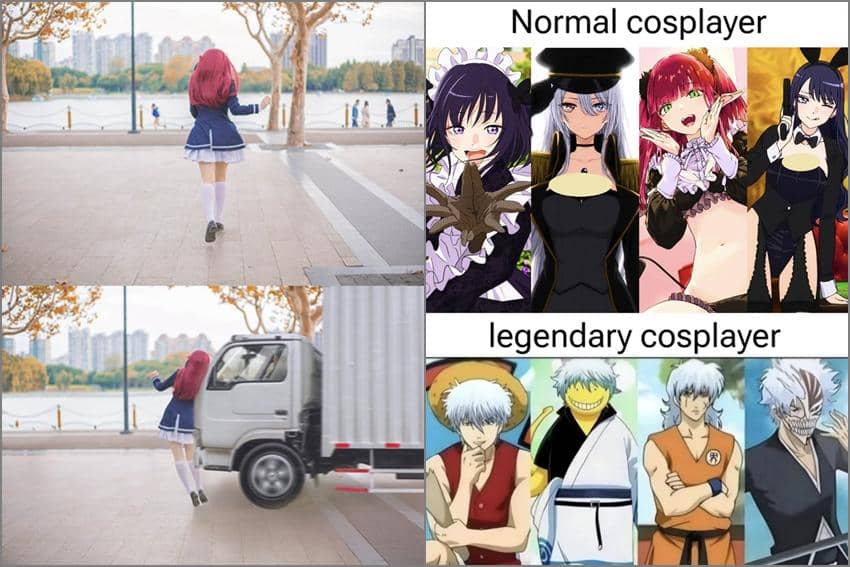 8 Meme Anime tentang Cosplay, Ada yang Ditabrak Truck-kun?