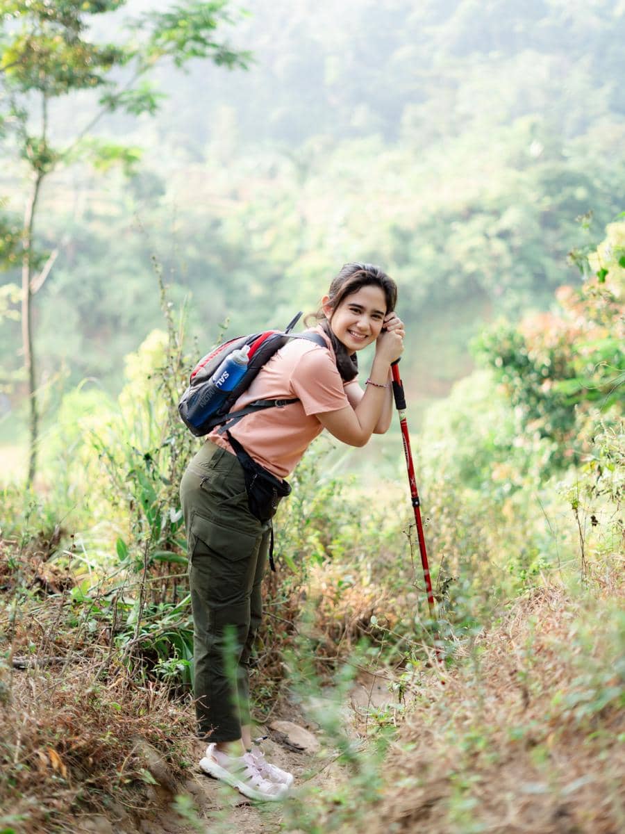 Tissa Biani trekking di Sentul Bogor