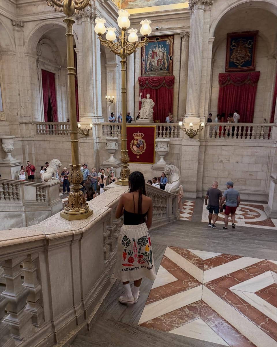 Novia Bachmid menikmati kemegahan Royal Palace of Madrid