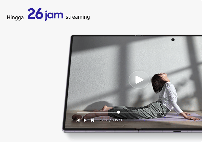 Baterai 4800 mAh pada Samsung Galaxy Z Fold8