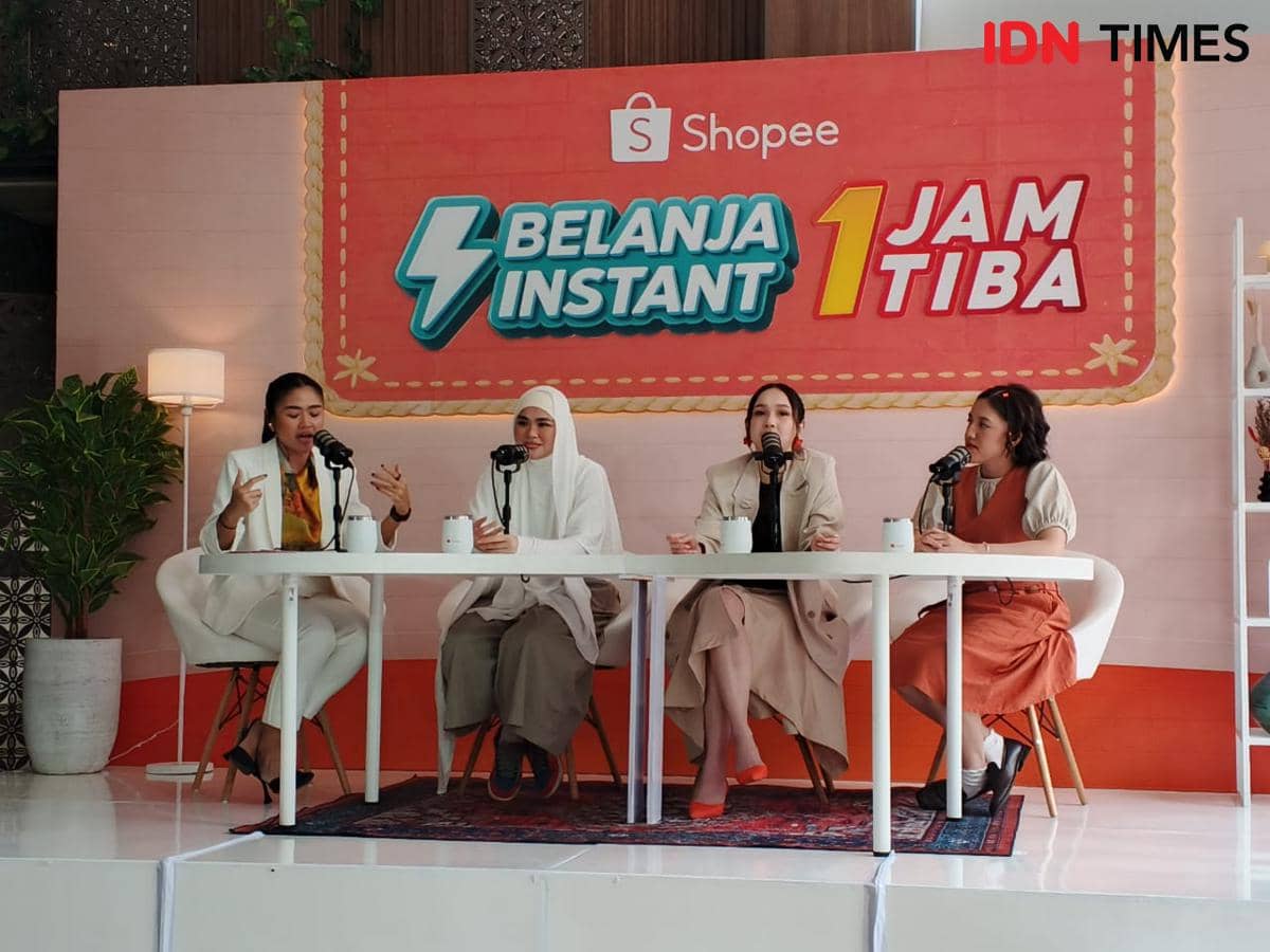 Media Gathering Shopee Belanja Instan 1 Jam Tiba bertajuk "Let's Talk About Era Kehidupan Serba Sat-Set" yang digelar pada Rabu (23/7/2026)