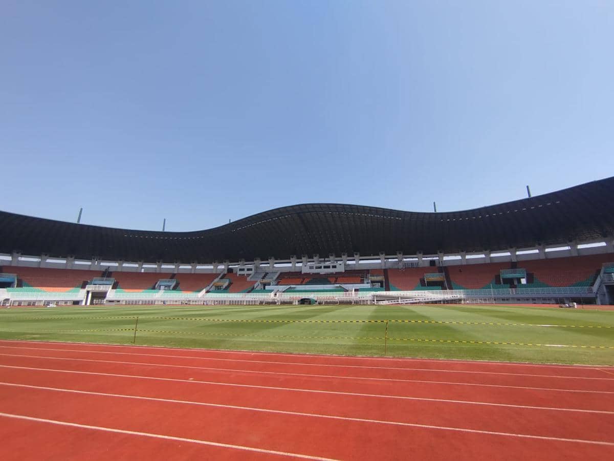 Potret Stadion Pakansari jelang Piala AFF 2026.