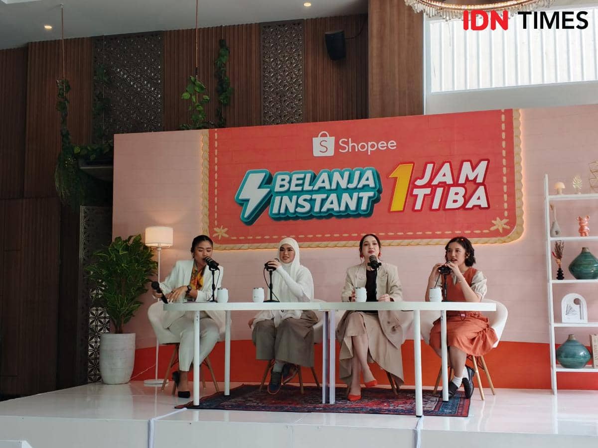 Media Gathering Shopee Belanja Instan 1 Jam Tiba bertajuk "Let's Talk About Era Kehidupan Serba Sat-Set" yang digelar pada Rabu (23/7/2026)