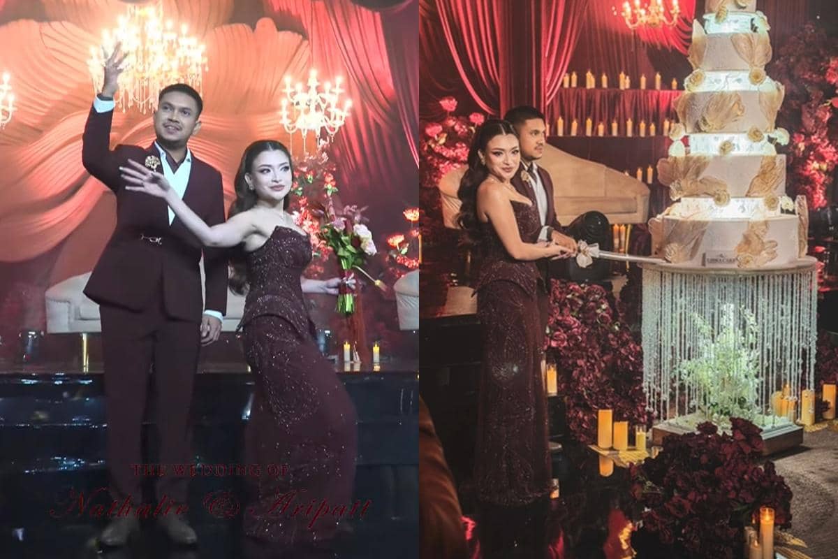 10 Momen Artis di Resepsi Pernikahan Nathalie Holscher, Ada Sumbang Lagu