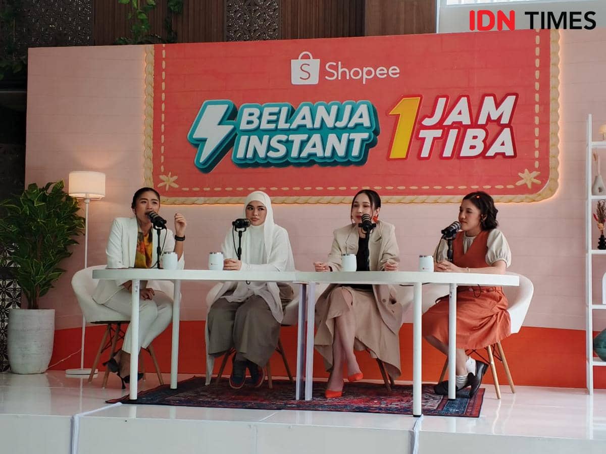 Media Gathering Shopee Belanja Instan 1 Jam Tiba bertajuk "Let's Talk About Era Kehidupan Serba Sat-Set" yang digelar pada Rabu (23/7/2026)