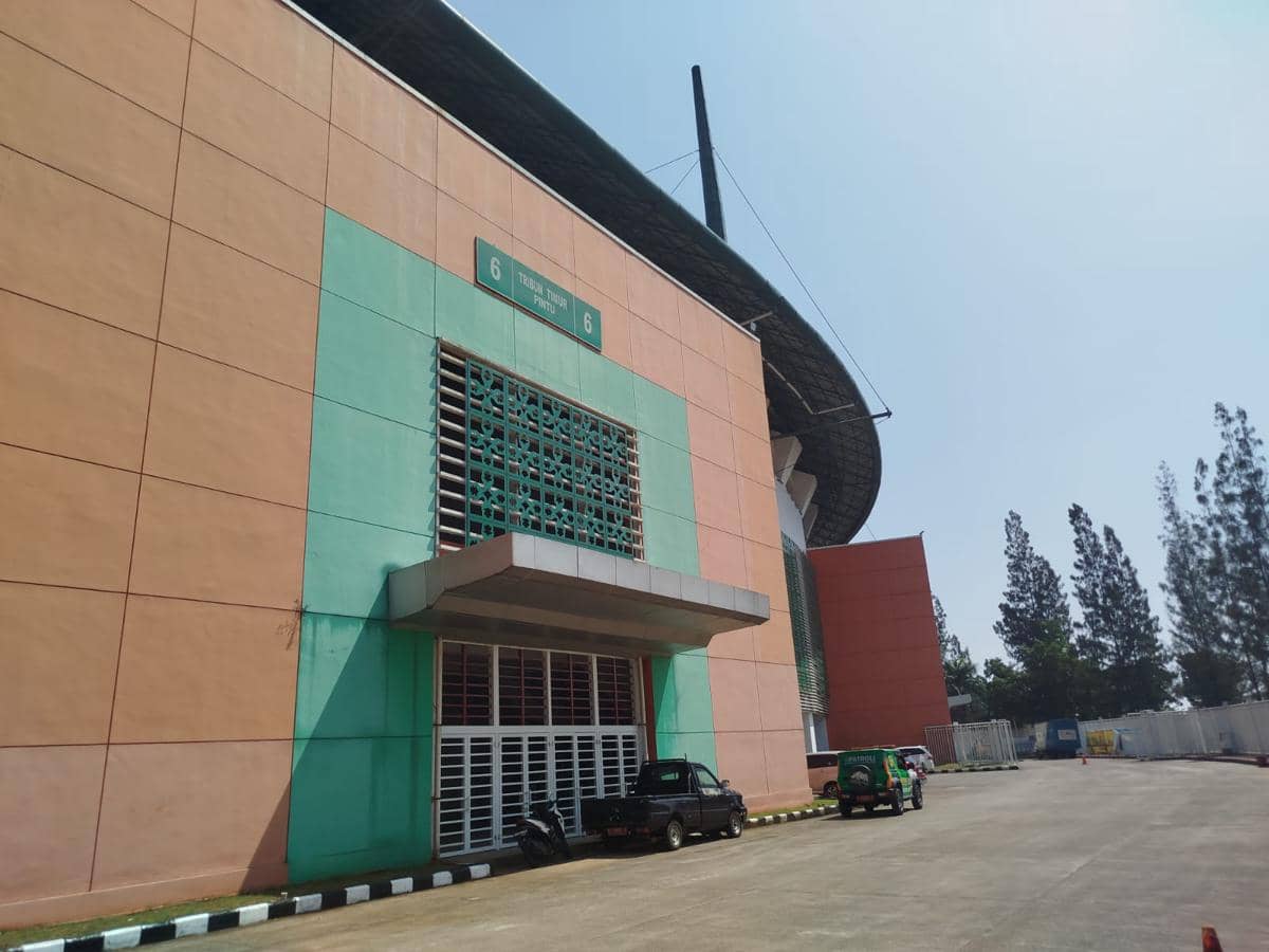 Potret Stadion Pakansari jelang Piala AFF 2026.