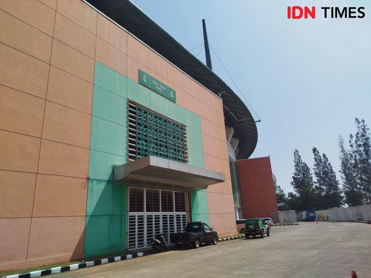 Potret Stadion Pakansari jelang Piala AFF 2026.