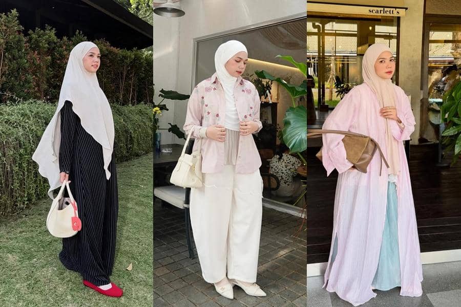 9 Ide Outfit Hijab Menutup Dada ala Alfi Siregar yang Tetap Modis
