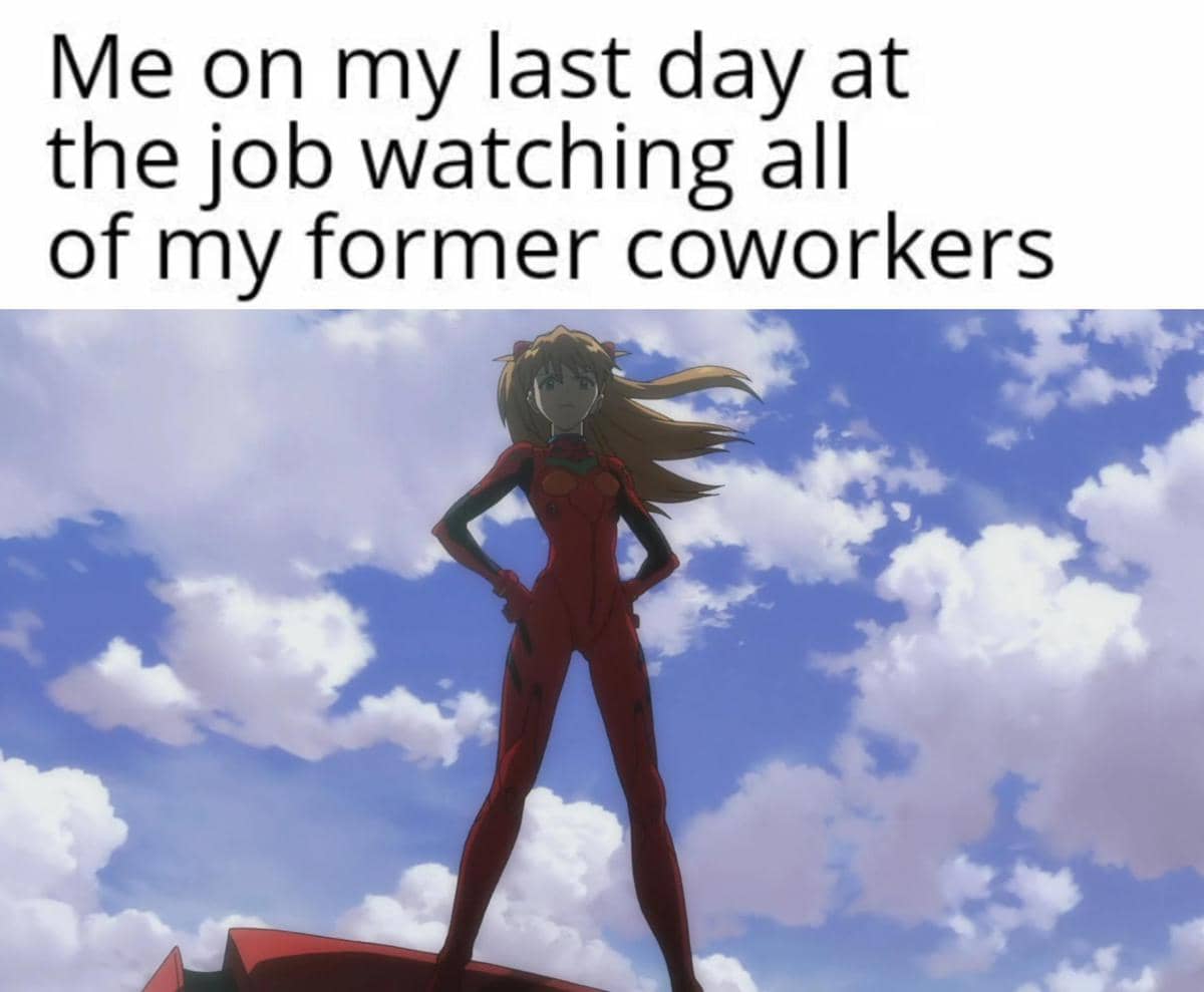 meme anime tentang rekan kerja