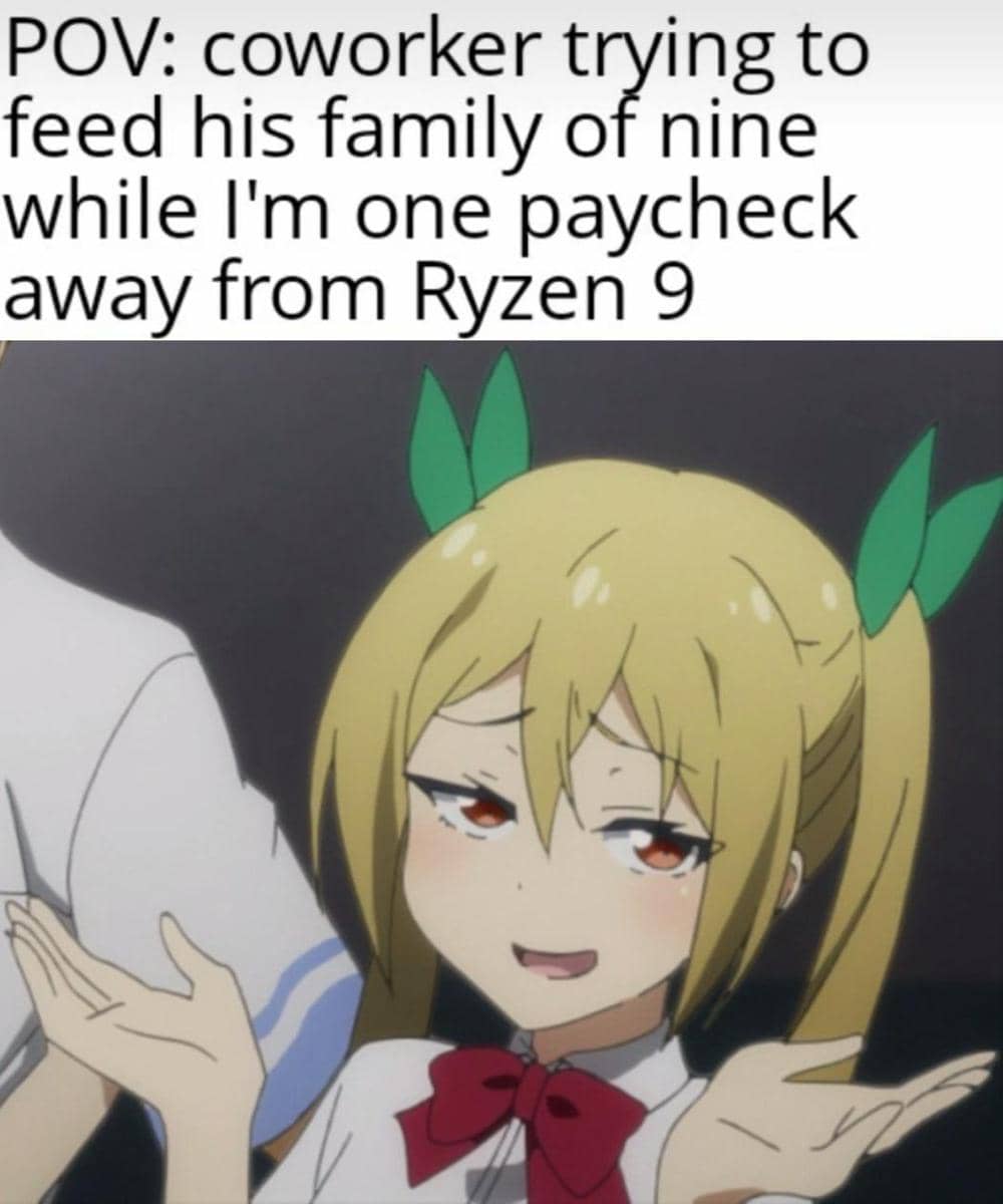 meme anime tentang rekan kerja