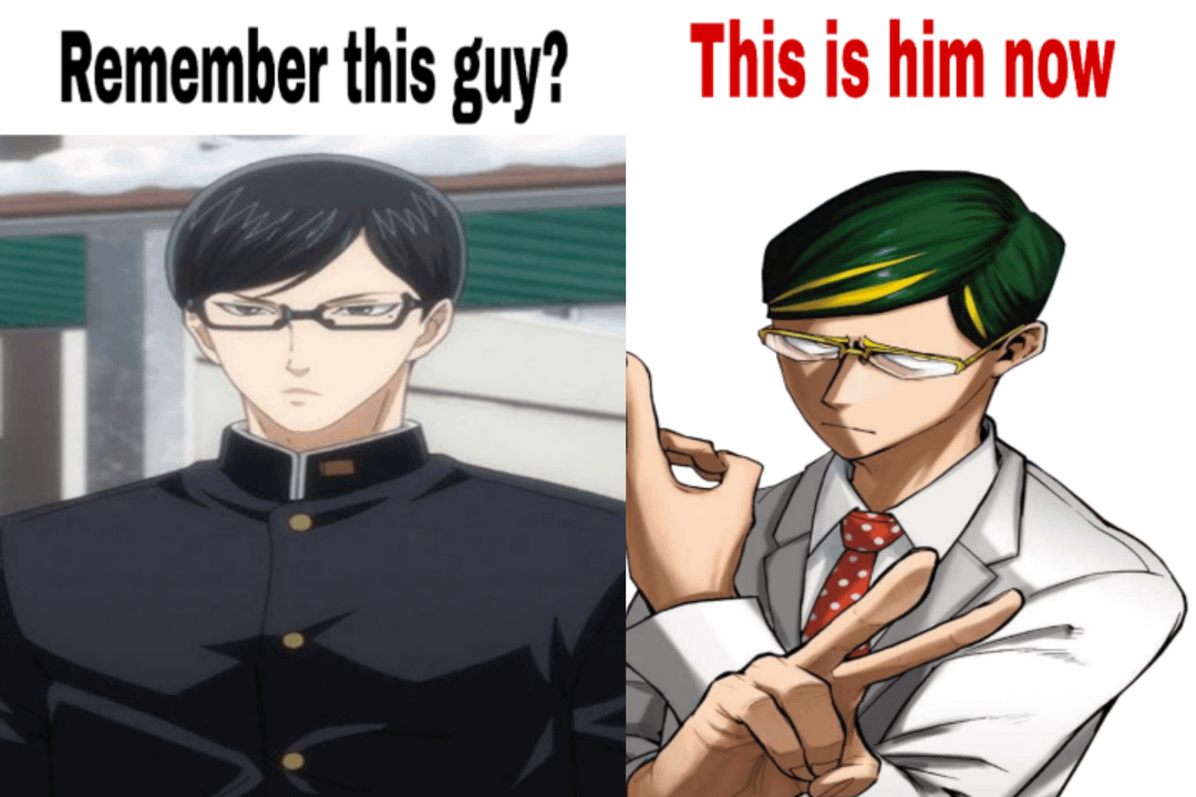 meme transformasi karakter anime nyeleneh