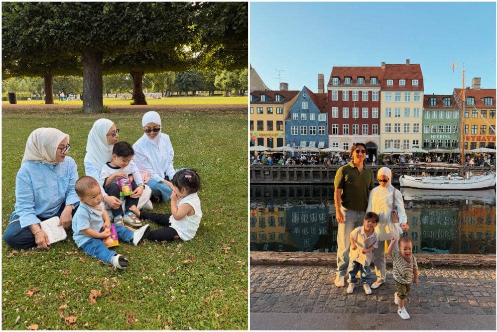 10 Potret Keluarga Nikita Willy saat Liburan di Denmark, Happy!