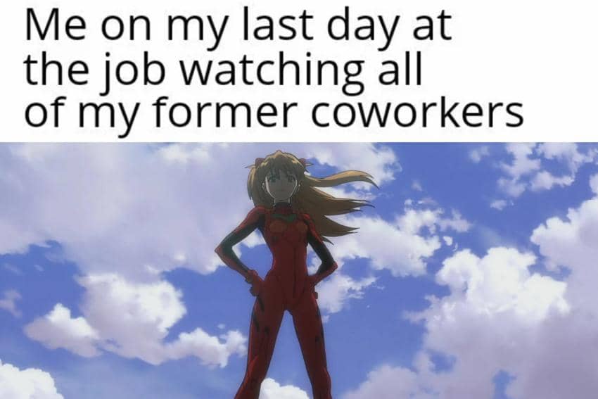 8 Meme Anime tentang Rekan Kerja, Lebih Bebas setelah Resign