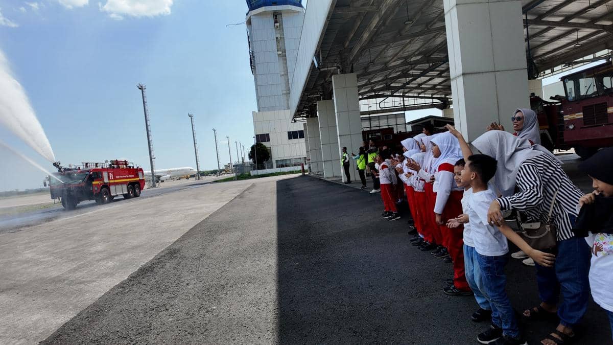 HAN 2026: Siswa SDN Tambakharjo Keliling Bandara Ahmad Yani Semarang