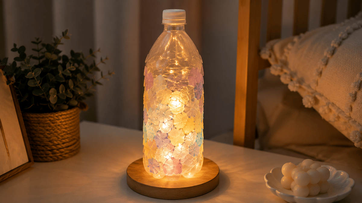 Ilustrasi DIY lampu tidur (generated image by ChatGPT/Robertus Ari)