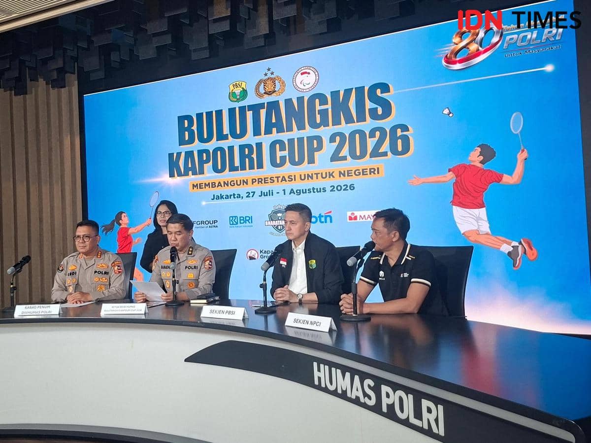 Konferensi pers Piala Kapolri 2026 (IDN Times/Margith Damanik)