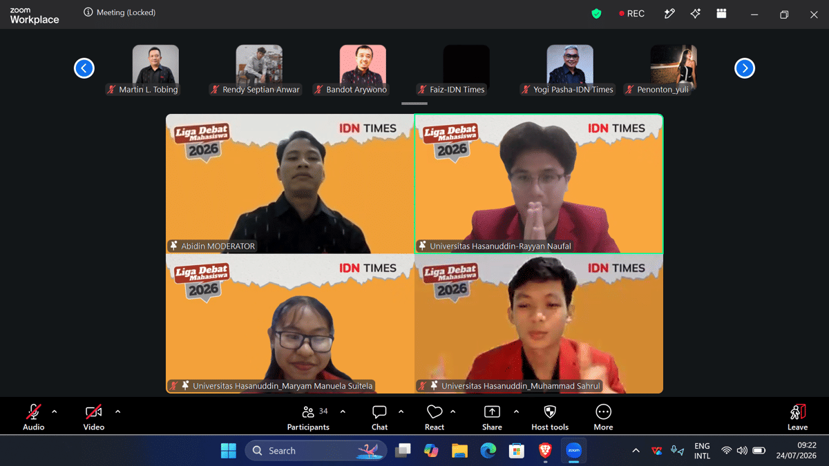 Liga Debat Mahasiswa IDN Times 2026 Dibuka, Selamat Bersaing 16 Kampus!