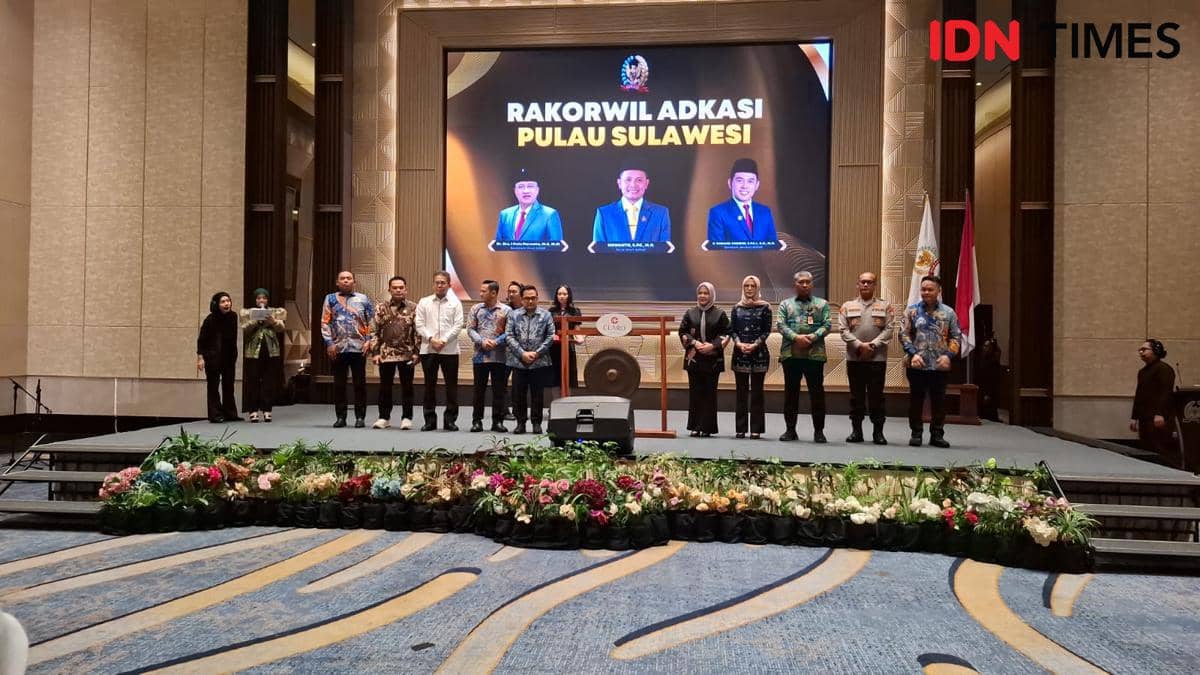 Rapat Koordinasi Wilayah (Rakorwil) ADKASI se-Sulawesi di Hotel Claro Makassar, Kamis (23/7/2026). IDN Times/Darsil Yahya