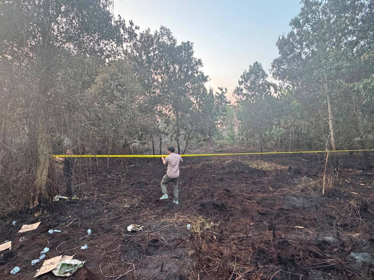 Kasus Pembakaran Lahan Dekat Kampus UNU, Area 2,5 Hektare Disegel 