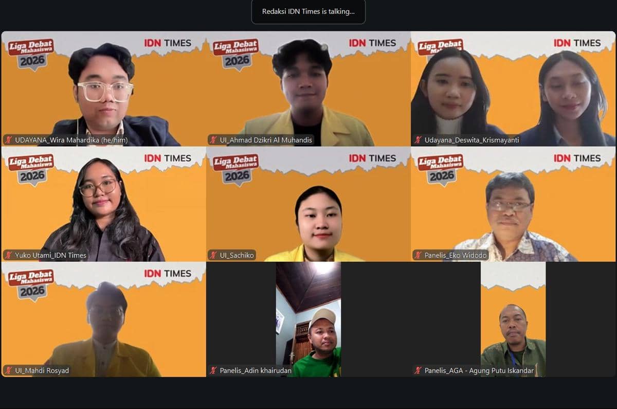 Adu Argumen Industri Kreatif dan Budaya, Unud Kalahkan UI di Liga Debat