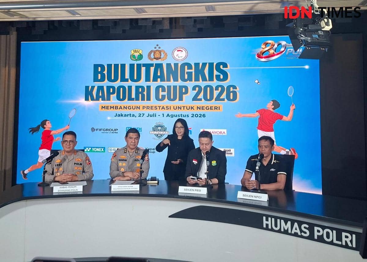 Konferensi pers Piala Kapolri 2026 (IDN Times/Margith Damanik)