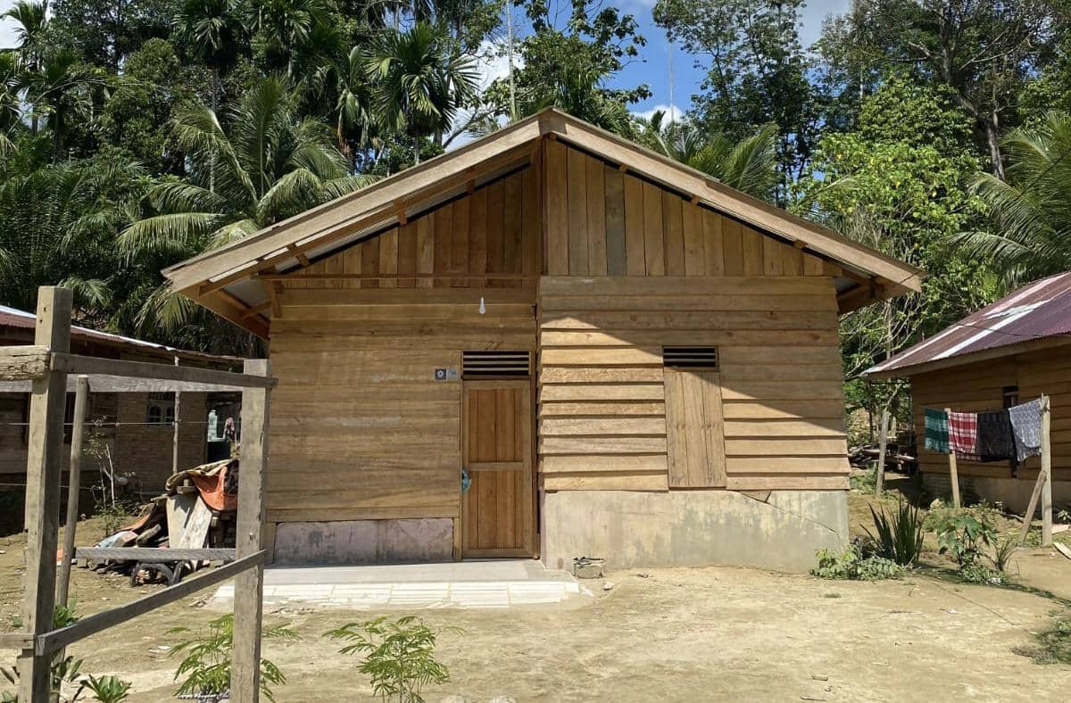 Kemenhut Bangun Rumah bagi Warga Terdampak Bencana Aceh Tamiang