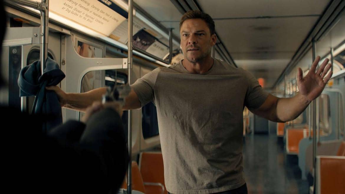 Cuplikan perdana serial Reacher musim keempat di Prime Video, dirilis sebagai materi promosi produksi.