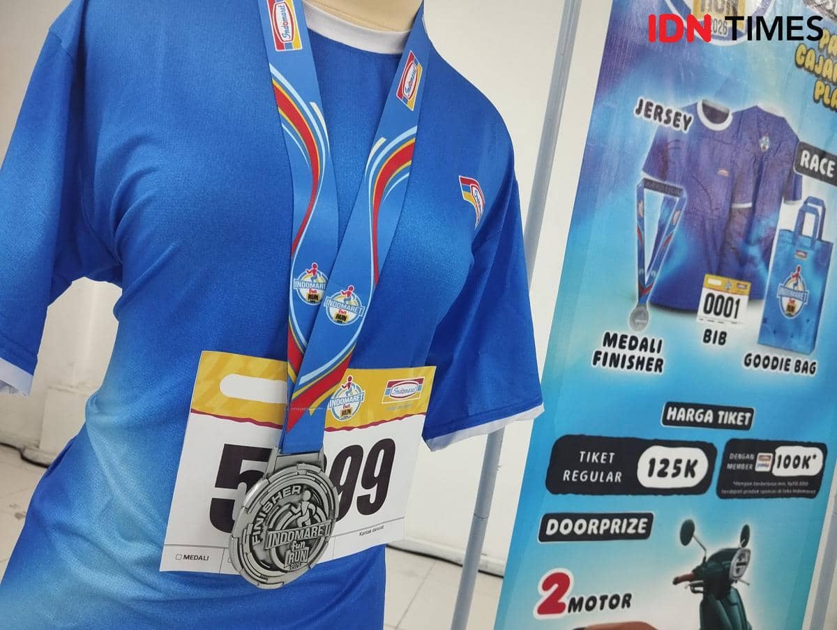 Harga tiket dan paket untuk Indomaret Fun Run 2026 di Semarang. (IDN Times/Dhana Kencana)