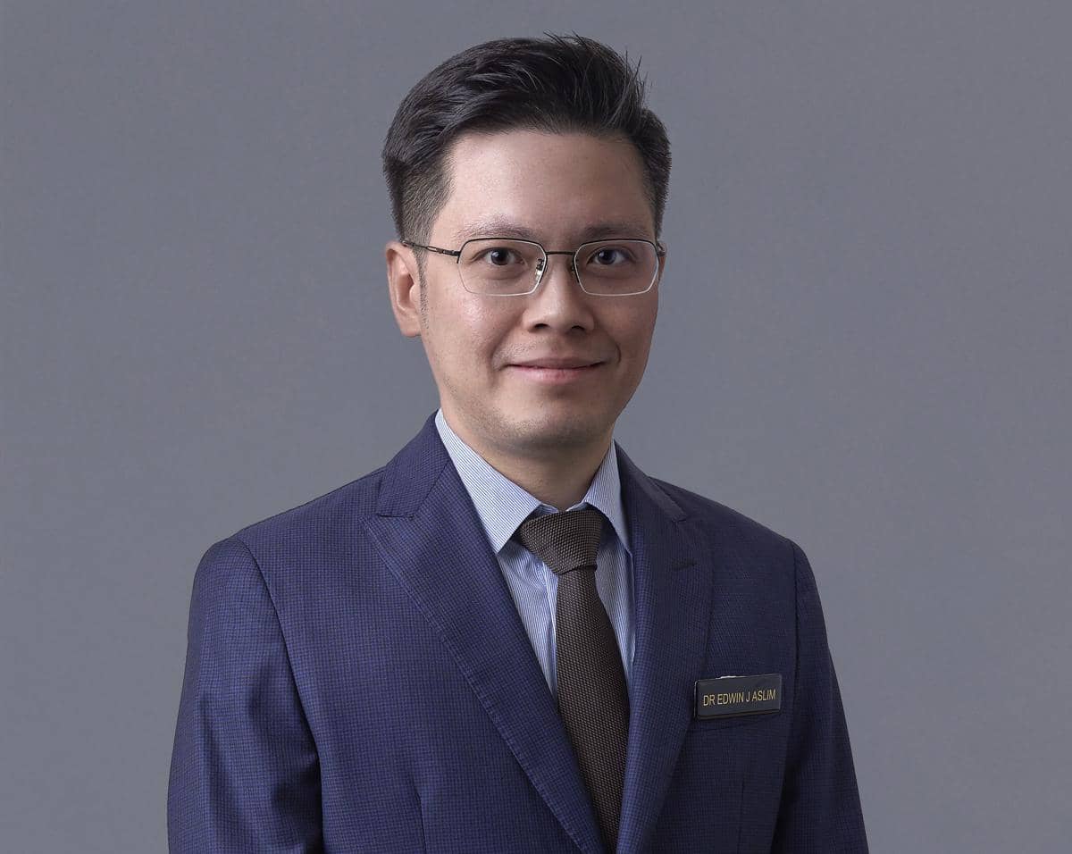 Dr. Edwin Jonathan Aslim, a consultant urologist from Singapore General Hospital, Singapore. (Dok. Singapore General Hospital)