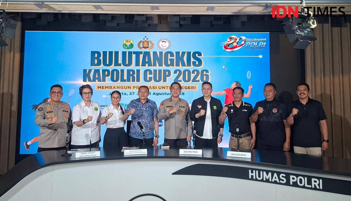 Konferensi pers Piala Kapolri 2026 (IDN Times/Margith Damanik)