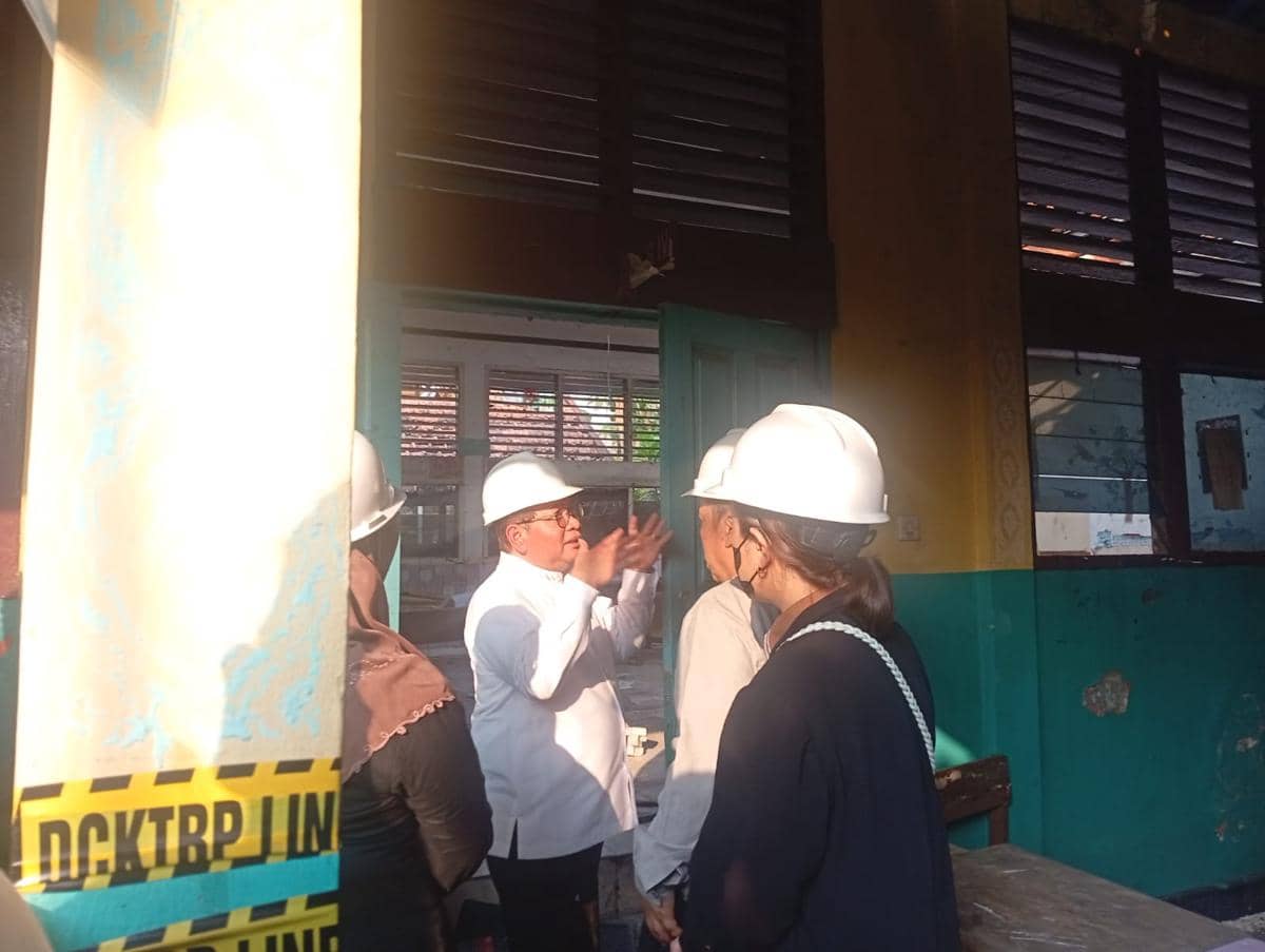 Gubernur DKI Jakarta Pramono Anung mengunjungi SDN Kebayoran Lama 09 Jakarta Selatan, Jumat (24/7/2026). 