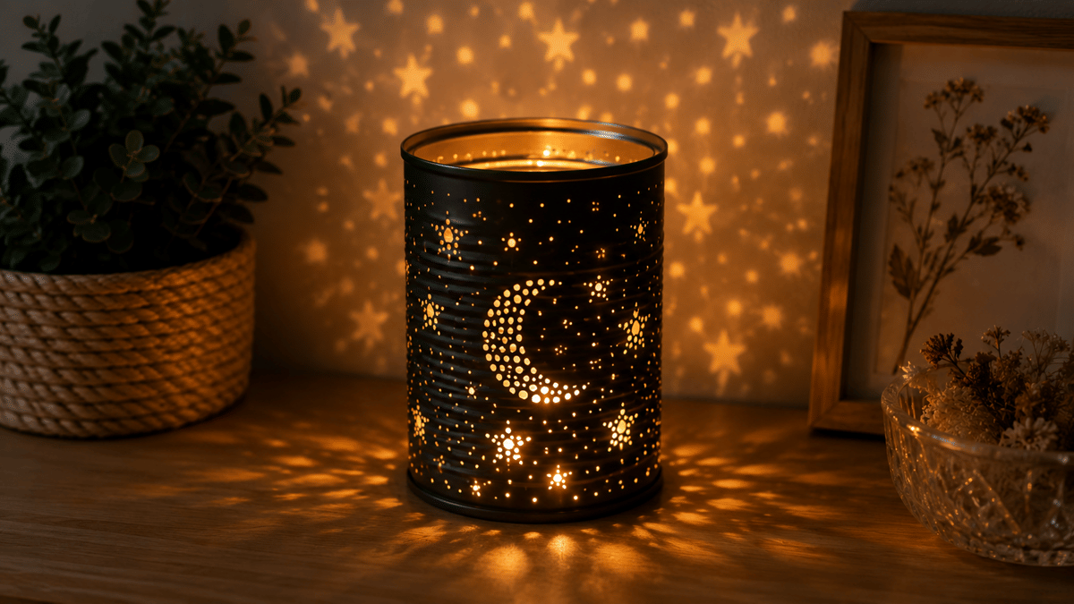 Ilustrasi DIY lampu tidur (generated image by ChatGPT/Robertus Ari)