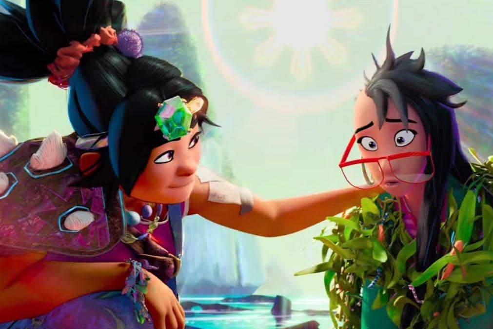 adegan dalam film Forgotten Island