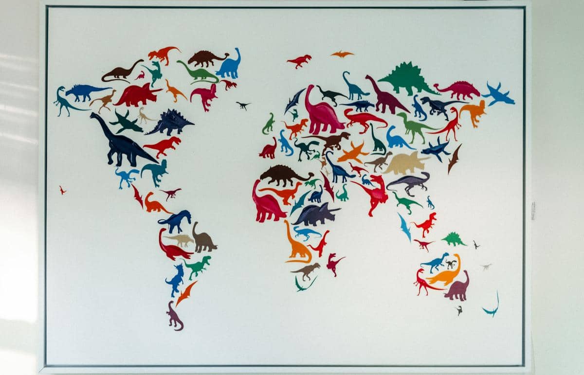 ilustrasi peta bergambar