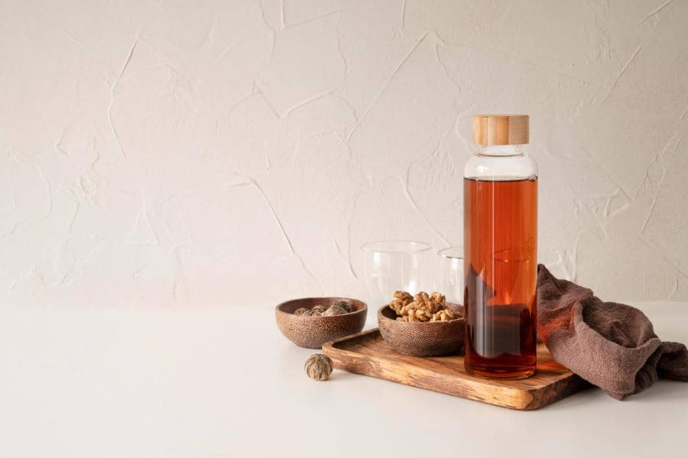 Ilustrasi teh herbal 
