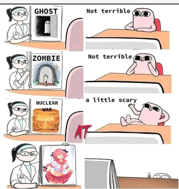 meme anime tentang ketakutan terbesar