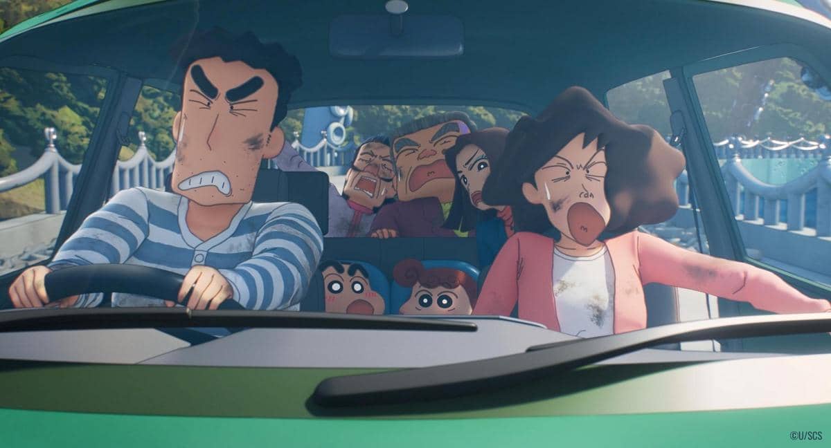Cuplikan adegan promosi dari film Crayon Shinchan: Battle of Supernatural Powers produksi CGV Kreasi.