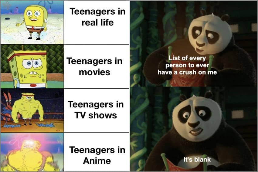 8 Meme Kartun tentang Anak Remaja, Suka Ngomong Kasar?