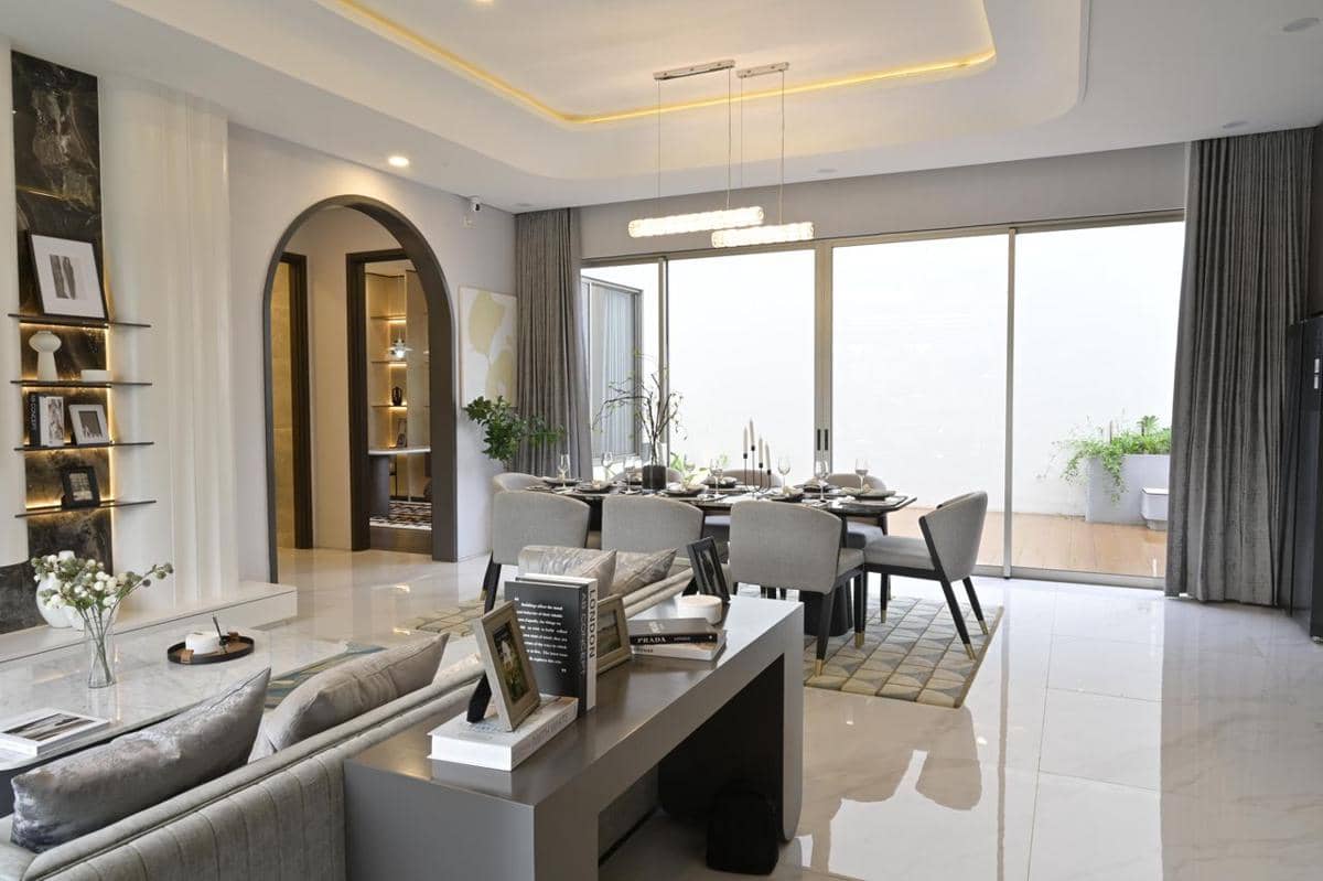 ilustrasi area void interior rumah